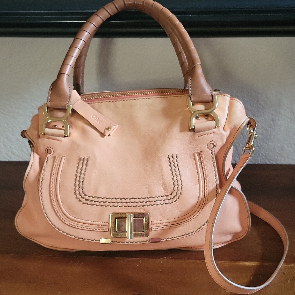 Chloe Marcie Turn Lock Satchel